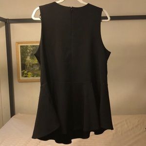 Forever 21 Black Peplum Top